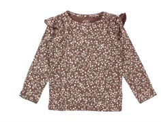 Petit by Sofie Schnoor t-shirt warm brown blomster